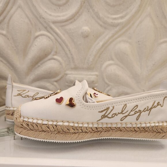 Karl Lagerfeld Paris Michaela Slip-On Espadrilles. NIB. Size 6.5 - Picture 6 of 10